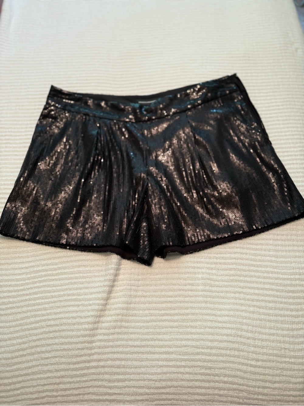 Express Black Sequined Women's Shorts